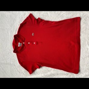 Bright Red Lacoste Polo